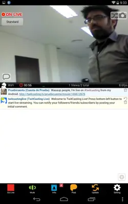 TwitCasting Live android App screenshot 0